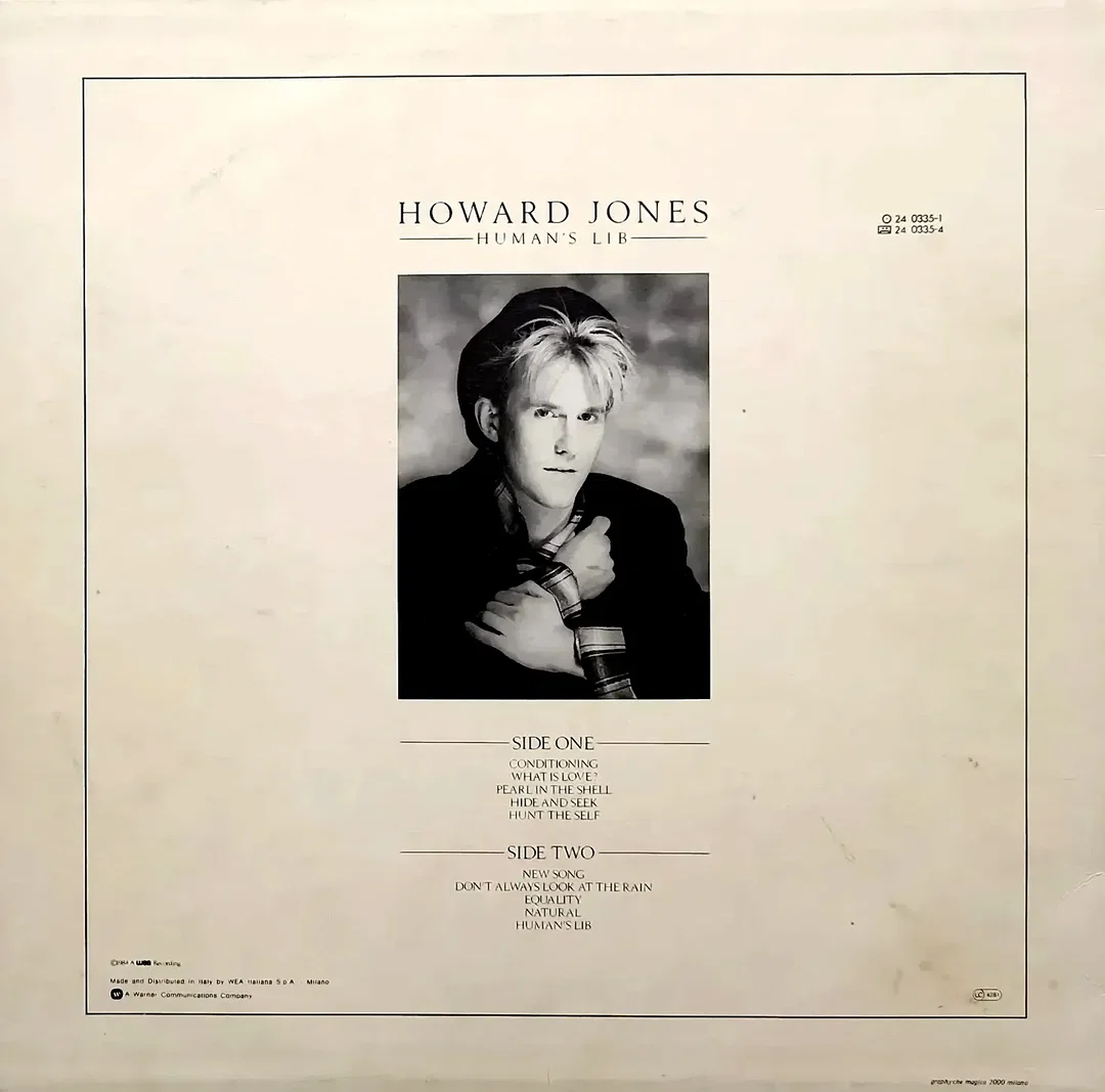 LP Vinyl Howard Jones "Human's Lib" – Bild 2