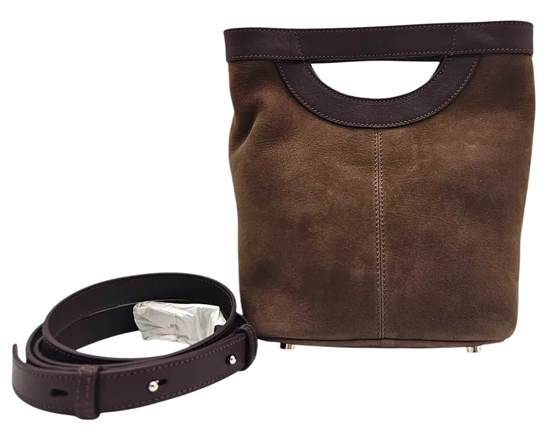 Max V. Koenig Damen Handtasche, dunkelbraun - Höhe ca. 22 cm  - Bild 4