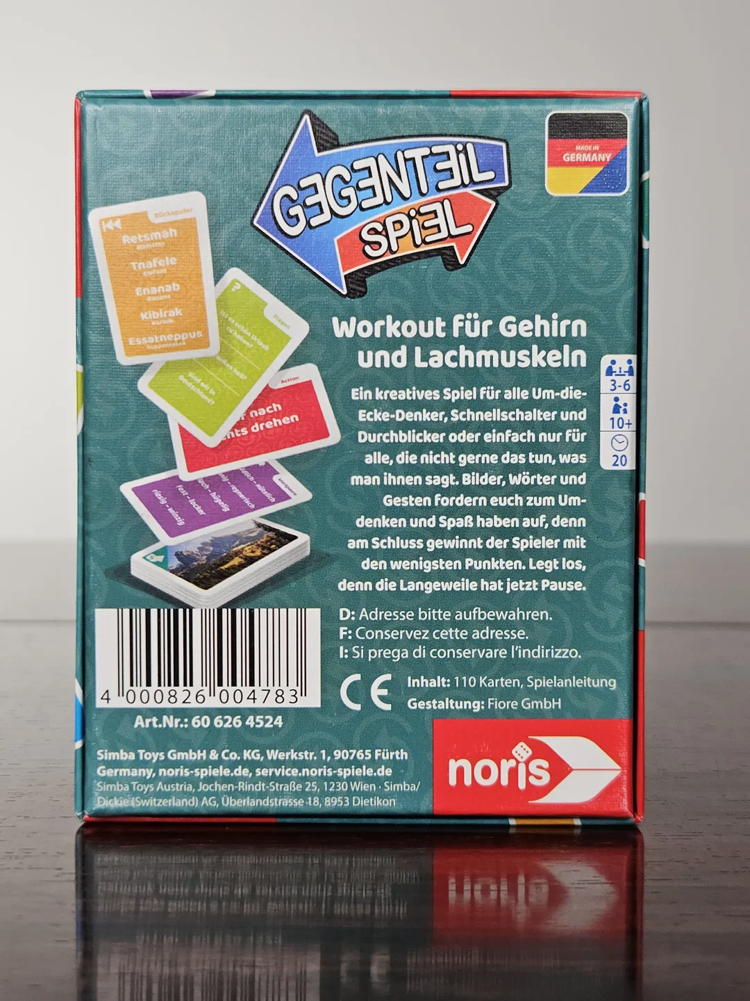 Gegenteil Spiel - Gesellschaftsspiele - Noris – Bild 2