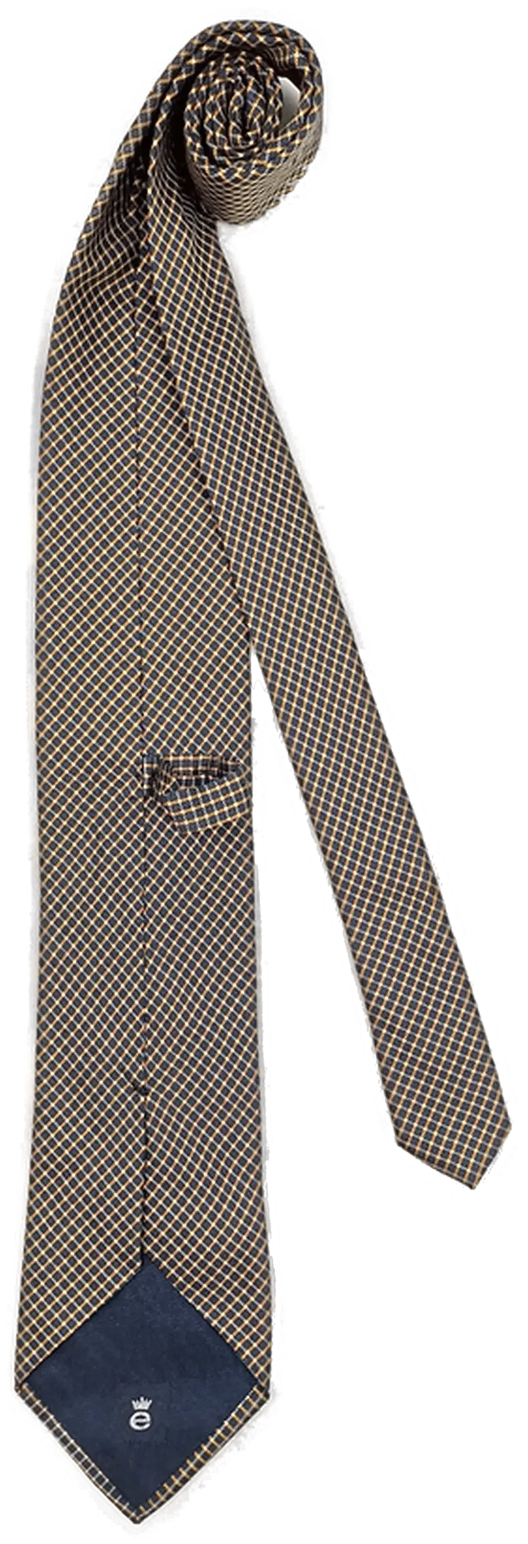 Esquire Herren Vintage Seidenkrawatte gemustert  – Bild 2