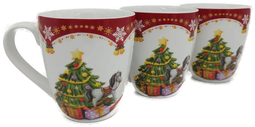 3 Van Well Weihnachtstassen - Bild 1