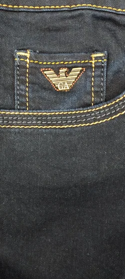 Armani Herren Jeans dunkelblau Gr. 40 - Bild 4