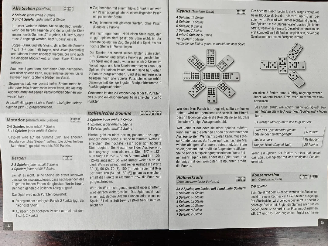 Dominoset - Gesellschaftsspiel – Bild 3
