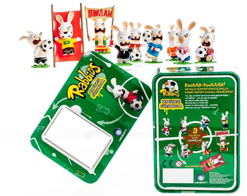 Rabbids verrückte Fussballla WM 2014 Metallbox - Bild 1