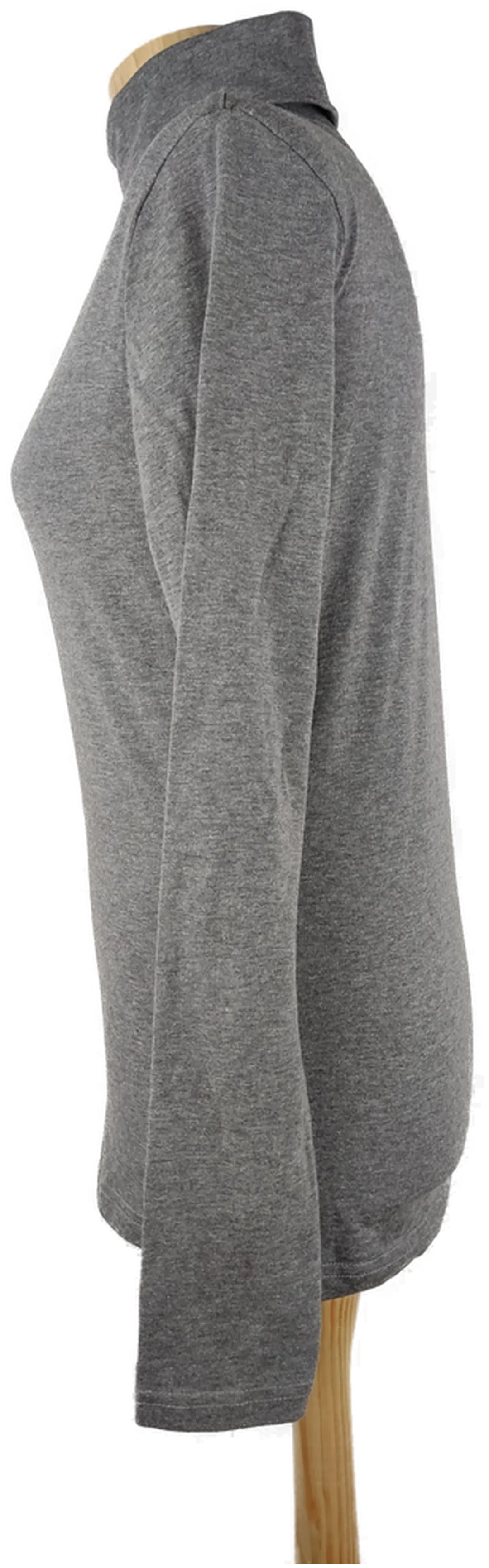 Pullover "Esmara", langarm mit Rollkragen, graumeliert, Größe 36 – Bild 2