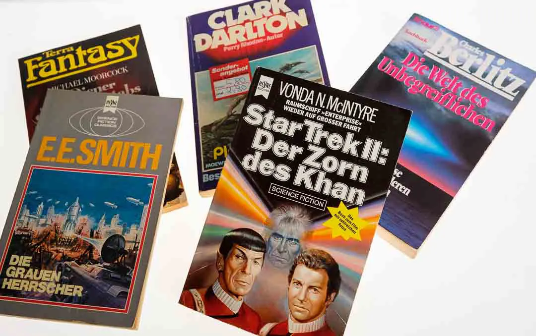 Star Trek II „Der Zorn des Khan“ + 4 weitere SF-/Fantasy‑Romane (Konvolut) - Bild 2