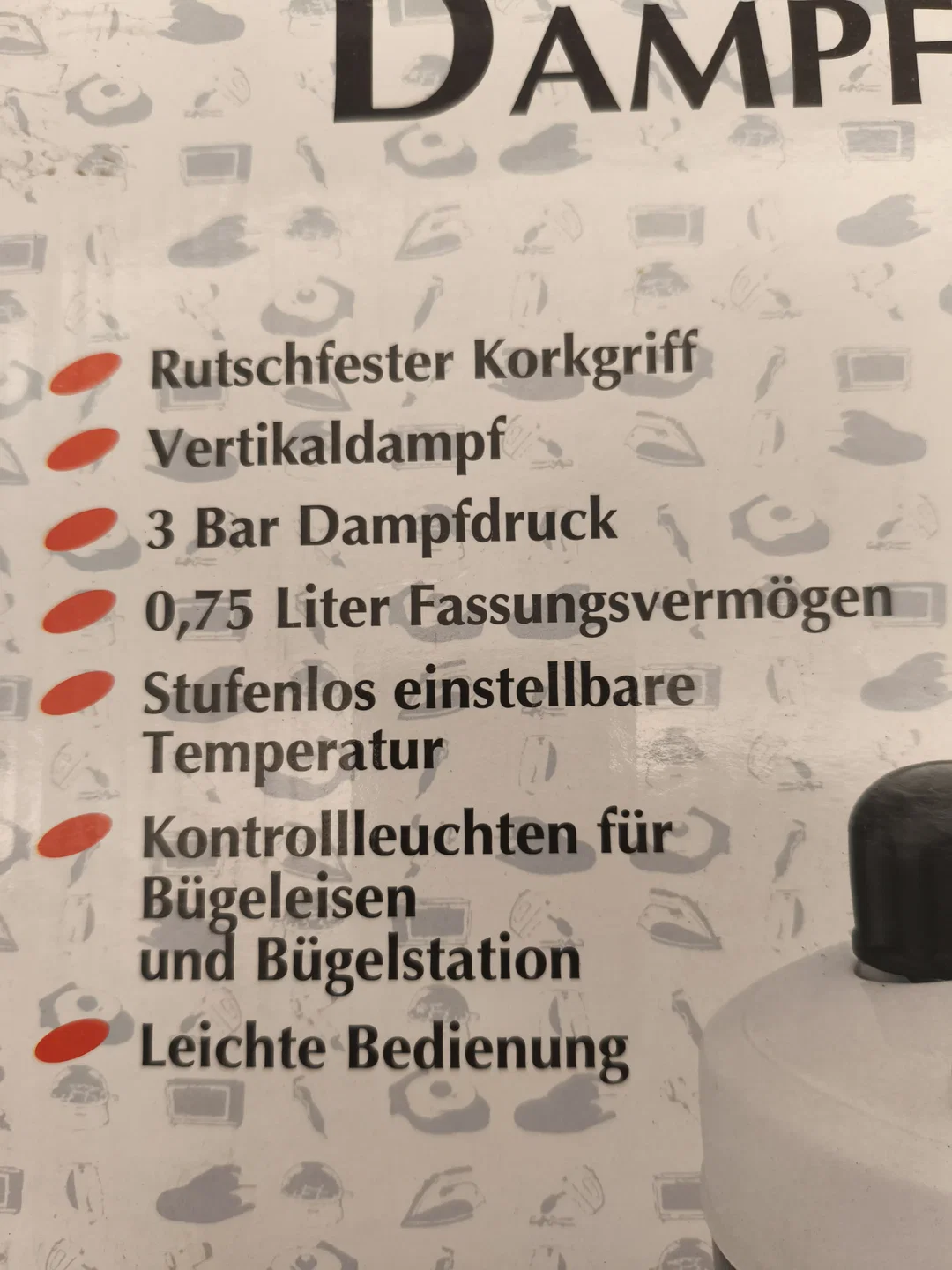Profi Dampfbügelstation, ITO – Bild 7