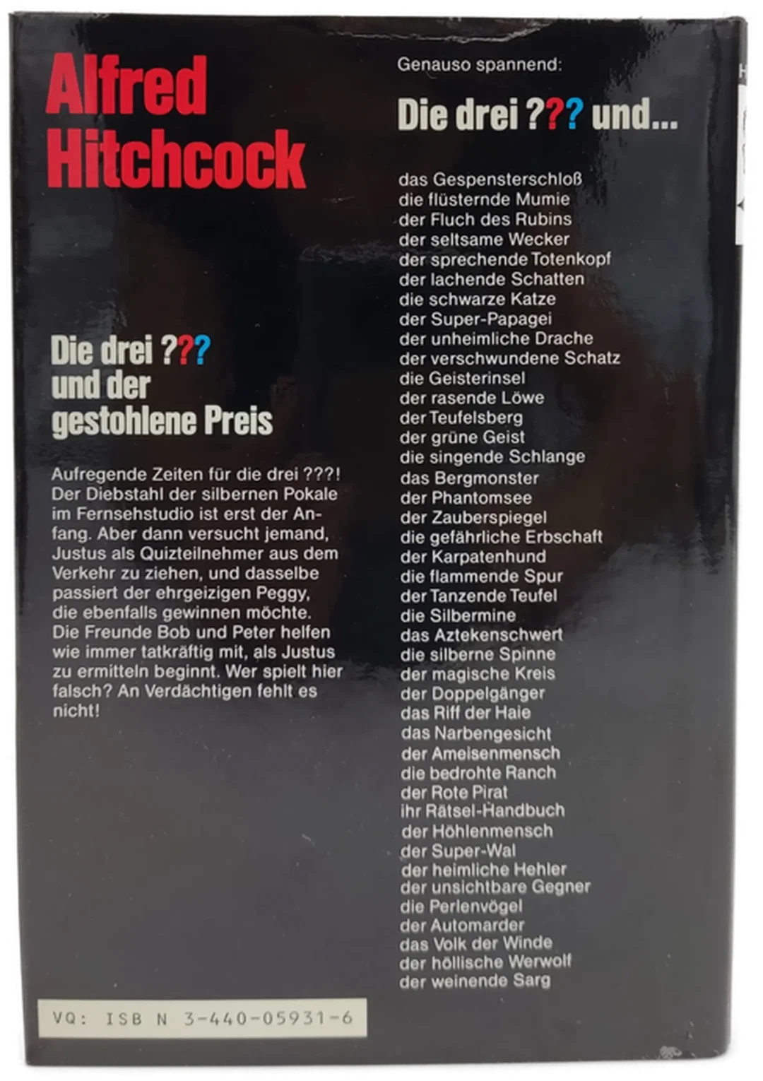 Alfred Hitchcock " Die drei ??? und der gestohlene Preis" – Bild 2