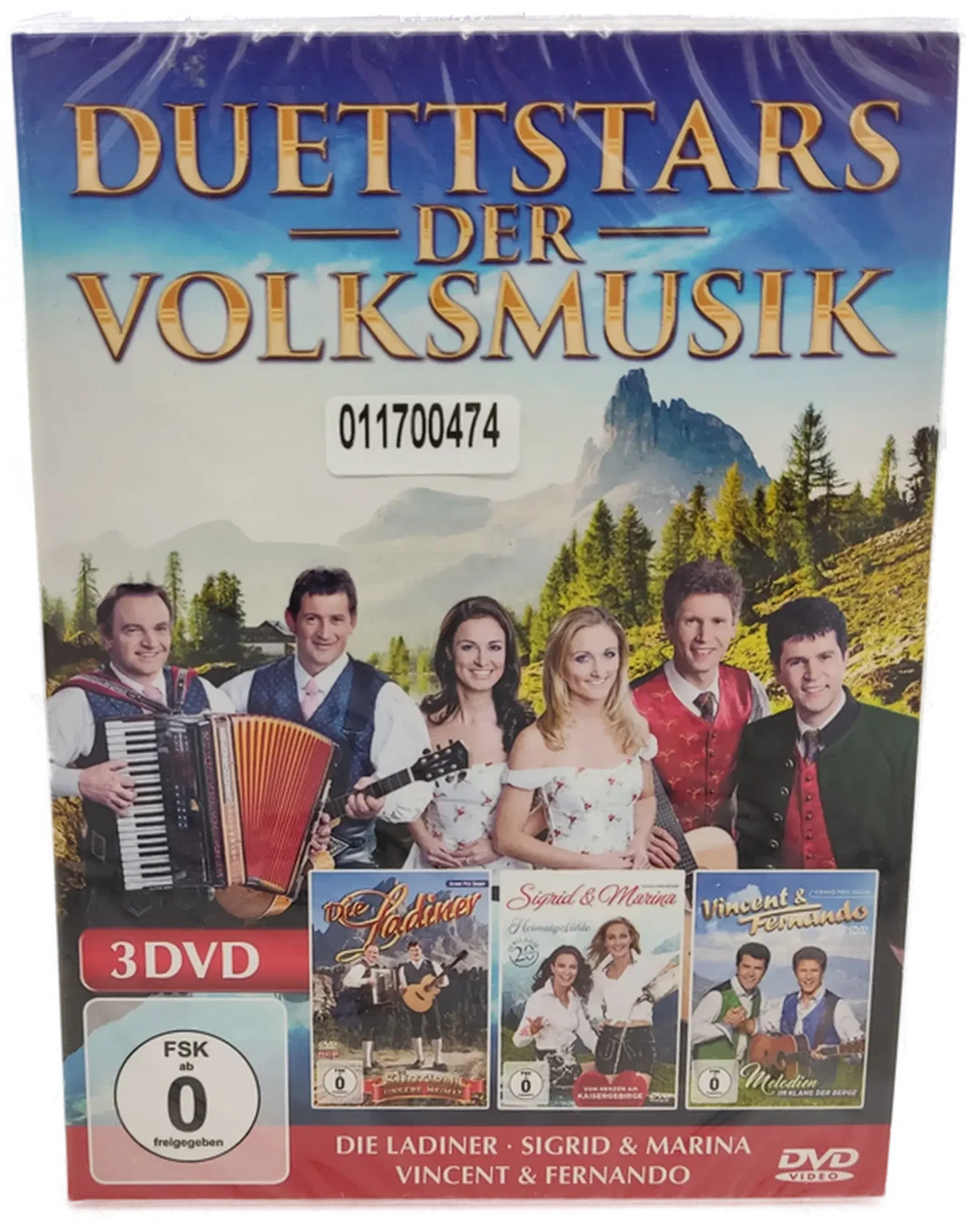 3 DVD's Duettstars der Volksmusik: Die Ladiner, Sigrid & Marina, Vincent & Fernando – Bild 2