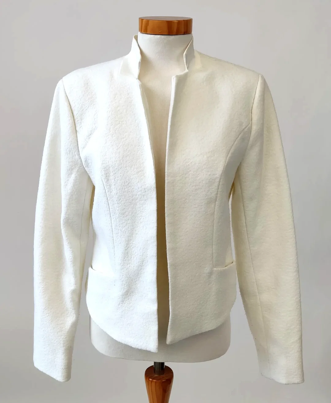 NAF NAF Damenblazer cremeweiß - Gr. 38 - Bild 1