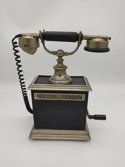 Nostalgie Telefon mit Kurbel - Bild 2