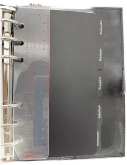 Zeitplaner 'bsb-obpacher' kompakt mit Schlaufe und Druckverschluss, braun, Größe ca. 14 x 20 cm - Bild 3