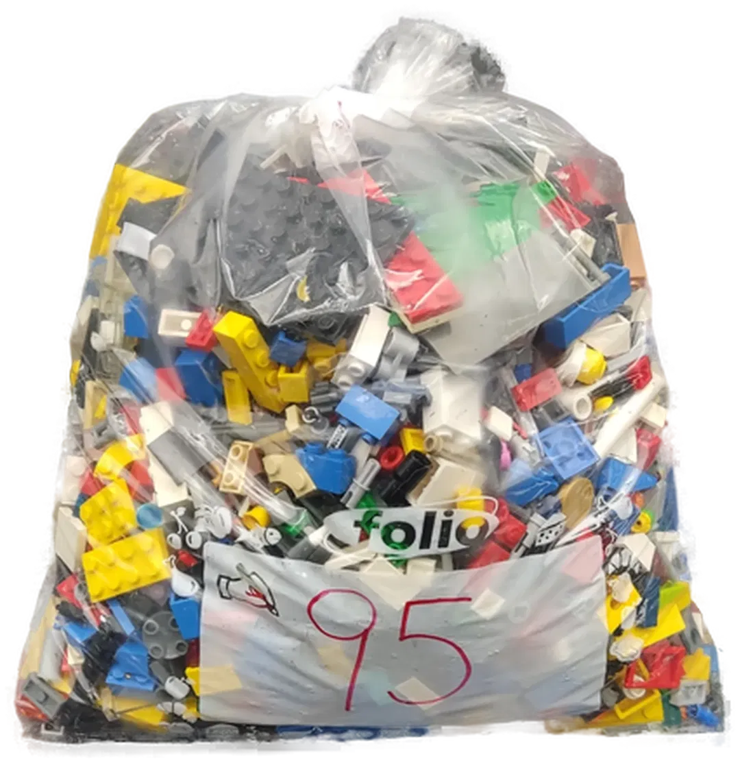 1,5 Kilo Lego Steine gemischt - Bild 4