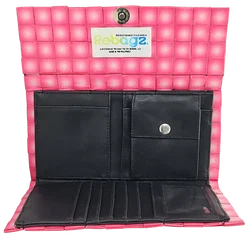 Rebagz Upcycling Damen Geldbörse - pink  – Vorschau 2