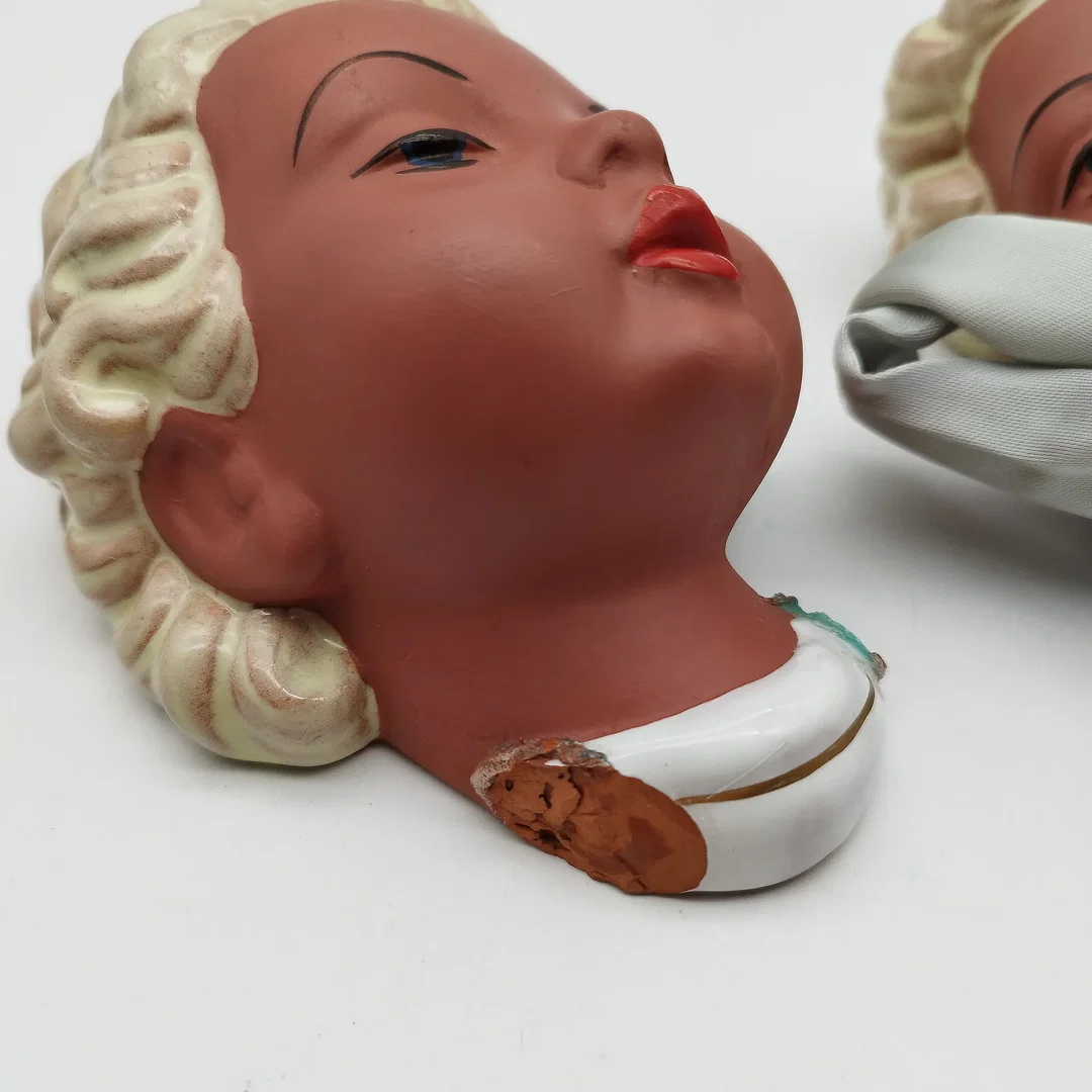 Goldschneider Tonpuppenköpfe Keramik 2er Set | Charakterspuren – Bild 6