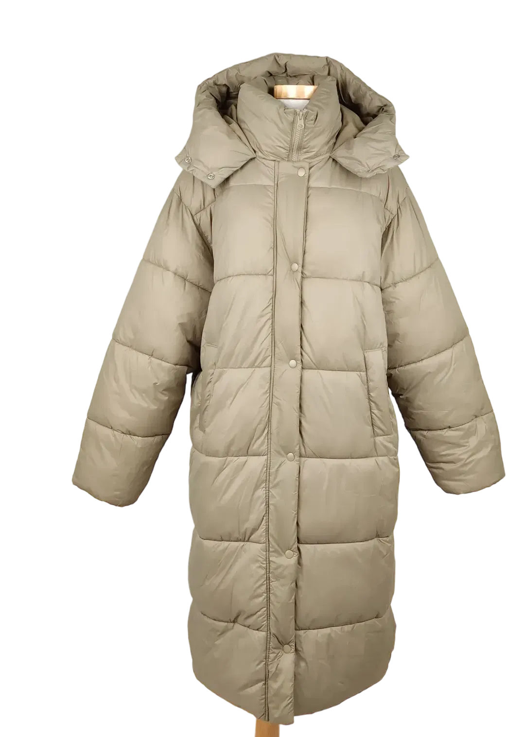 Gina Tricot Damen Mantel, khaki - Gr. L - Bild 4