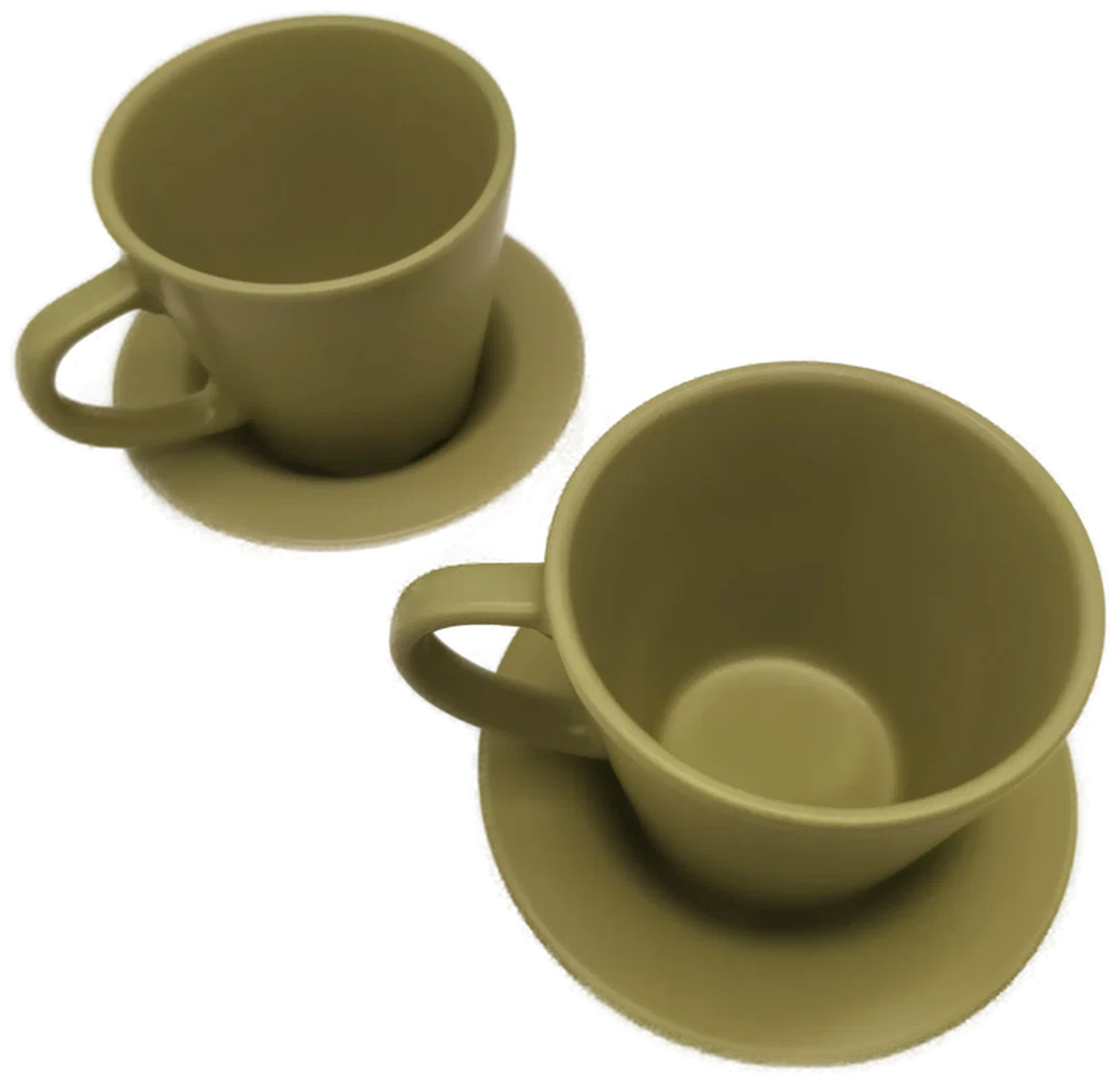 Ikea, 2 Stk. Kaffeetassen grün – Bild 3