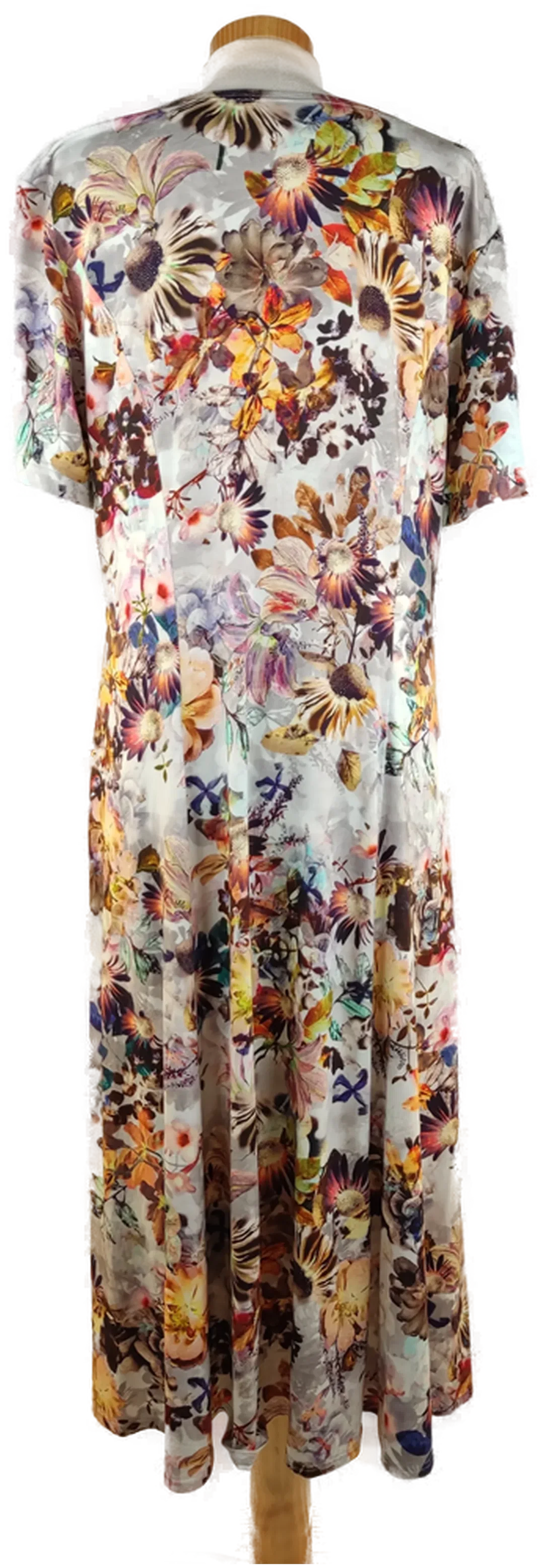 Damen-Maxikleid / bunt gemustert - XL/42 – Bild 2