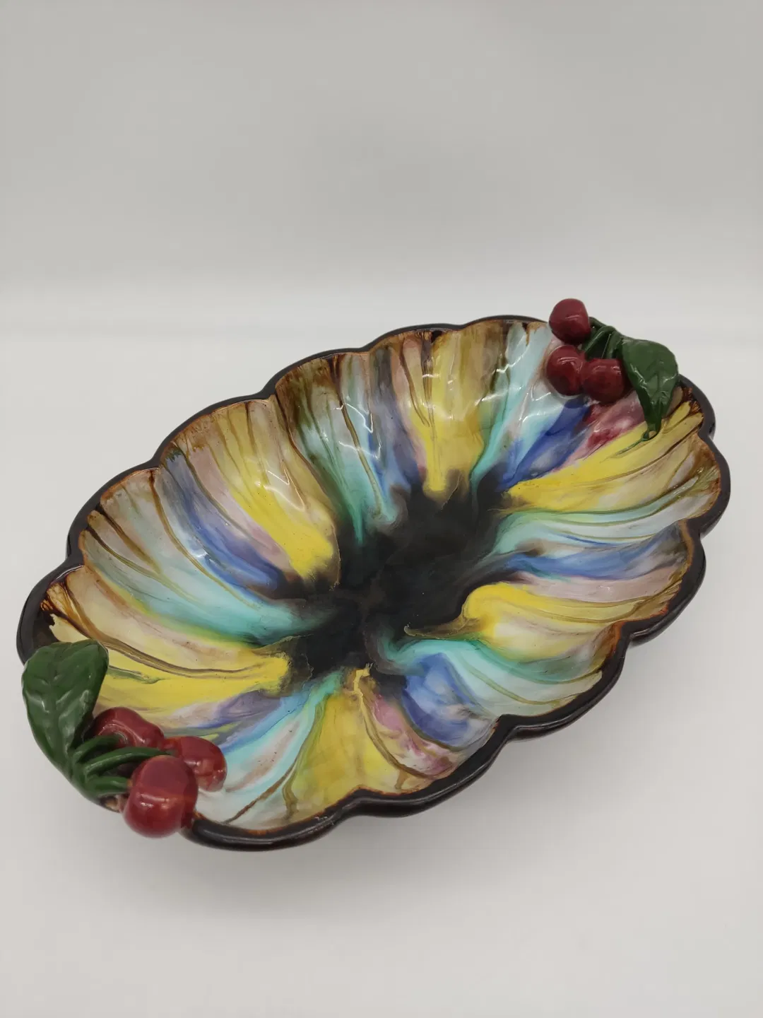 Mid-Century Obstschüssel oval - Bild 4