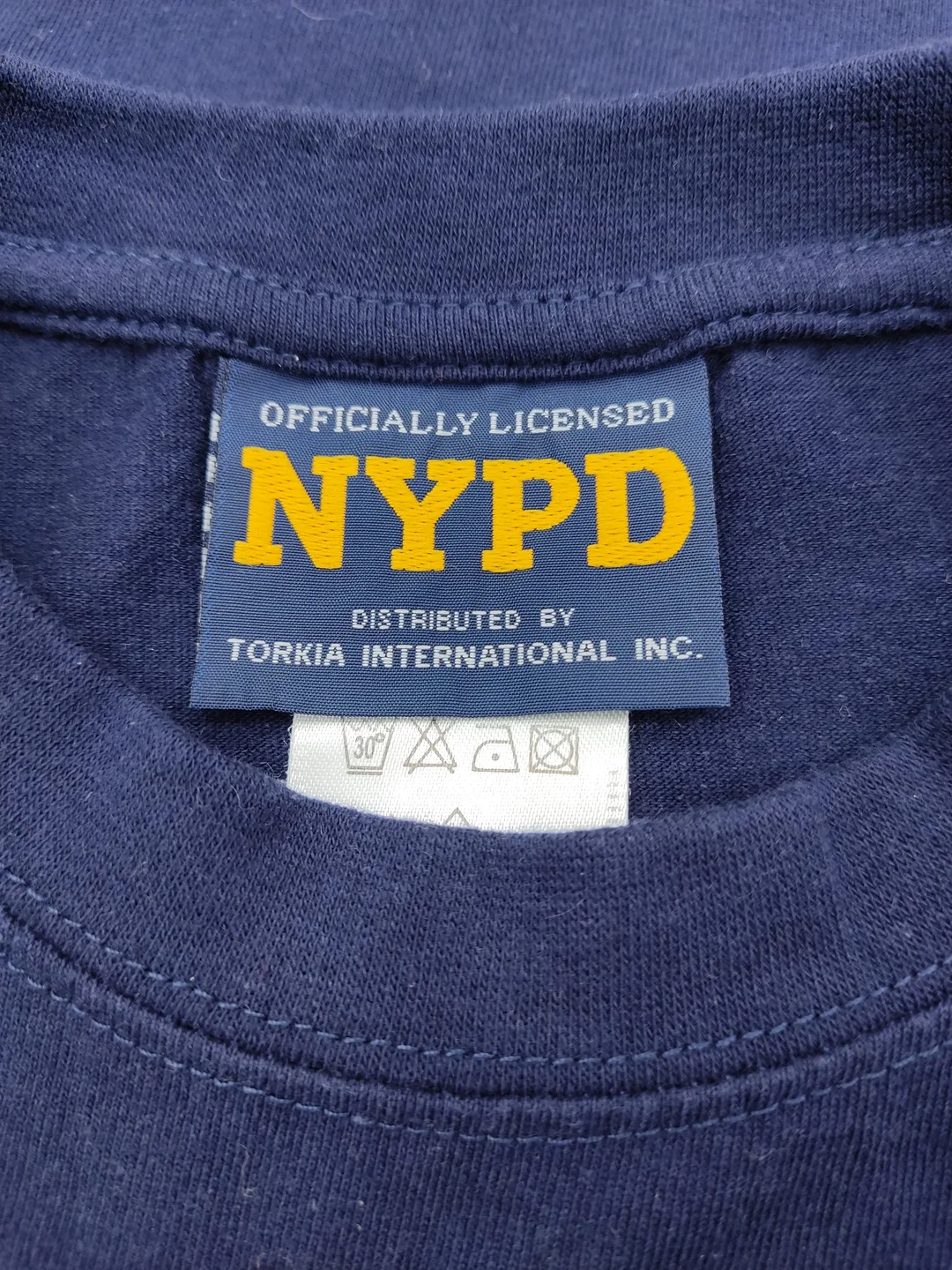 NYPD Herren T-Shirt Navy Gr. S – Bild 3