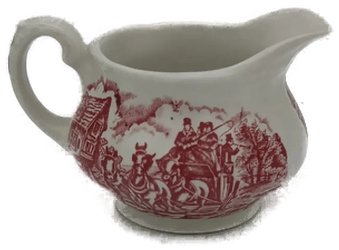Royal Tudor Milchkännchen rot England – Bild 2