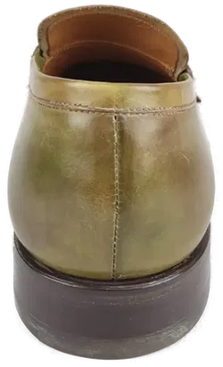 Stefano Branchini Herren Leder Slipper, grün - Gr. 43 - Bild 4