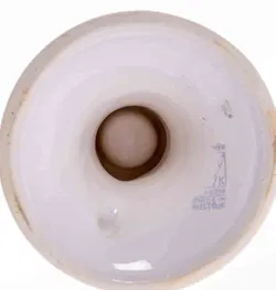 GMUNDNER KERAMIK Deko Kerzenständer grüngeflammt - Bild 2