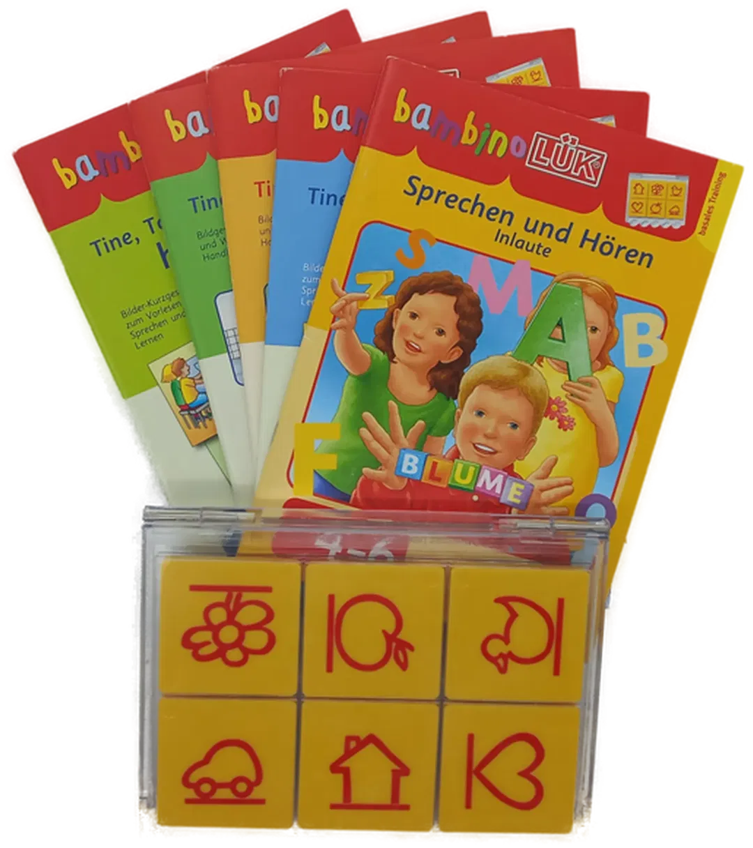 bambinoLÜK - Kontrollgerät + 5 Arbeitshefte   4-6 Jahre - Bild 1
