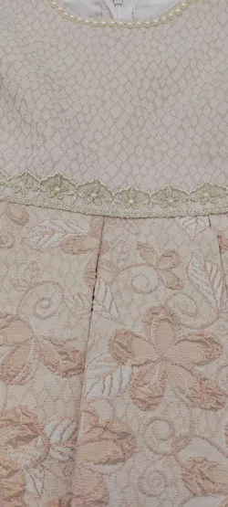 Minigirls Kinder Kleid+Jacke rosa Gr. 104 - Bild 3