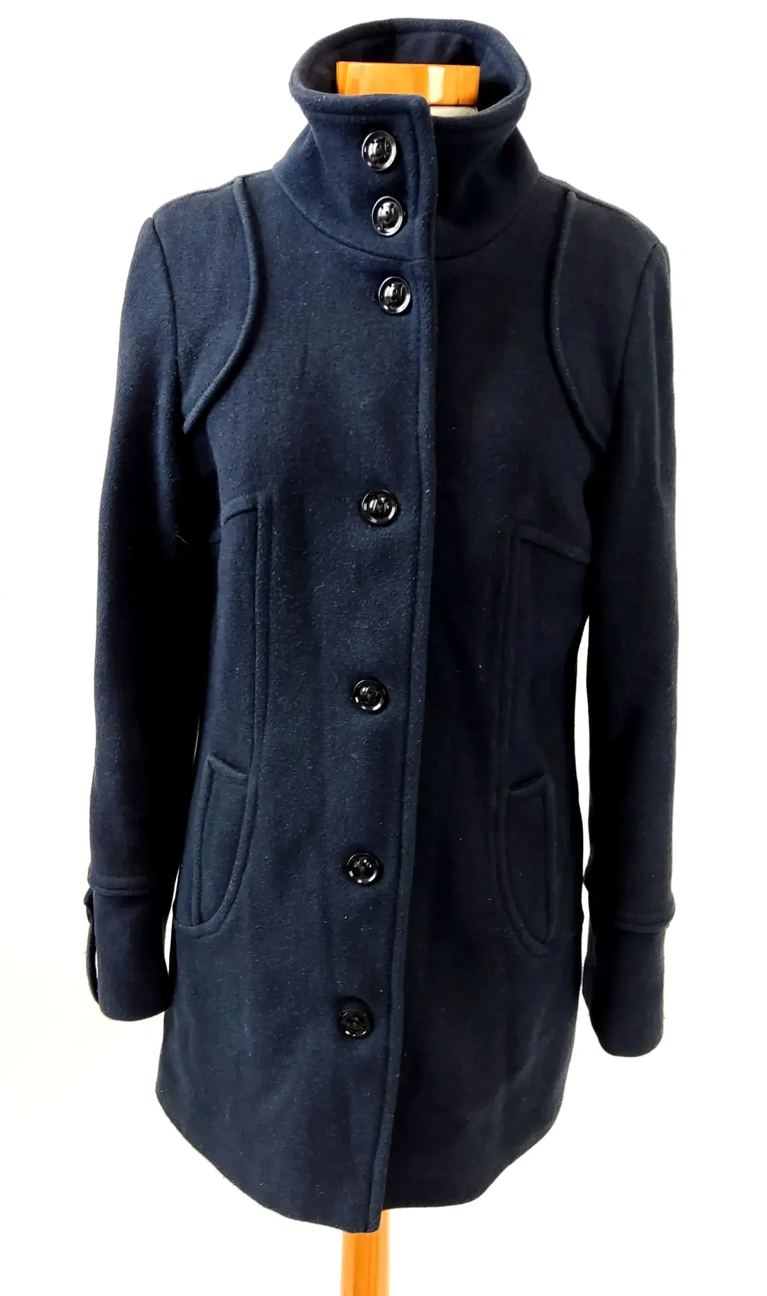 Tom Tailor Damen Kurzmantel dunkelblau - Gr. M - Bild 1