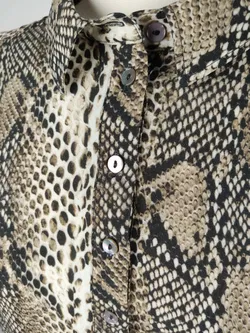 Milano Italy Midikleid in Schlangeoptik-L/40 - Bild 4