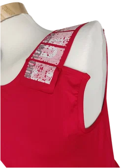 COAST TO COAST Damen Top rot - L/42 - Bild 4
