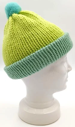 Handgestrickte Pudelmütze – Vorschau 1
