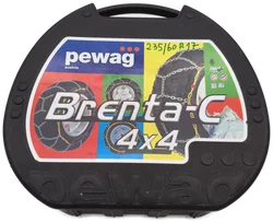 Pewag, Schneeketten "Brenta-C 4x4", Koffer für Reifengröße 235/60 R17 gekennzeichnet.