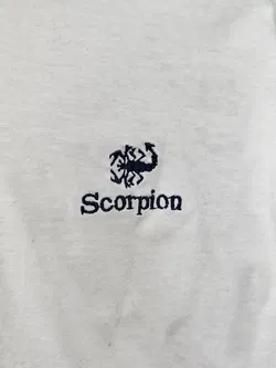 Vintage Scorpion Tennis Collection Herren T-Shirt, weiß - Gr. XXL  - Bild 5