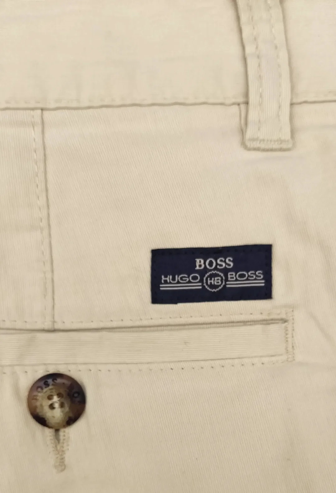 Boss Herren Hose beige Gr. 54 – Bild 3