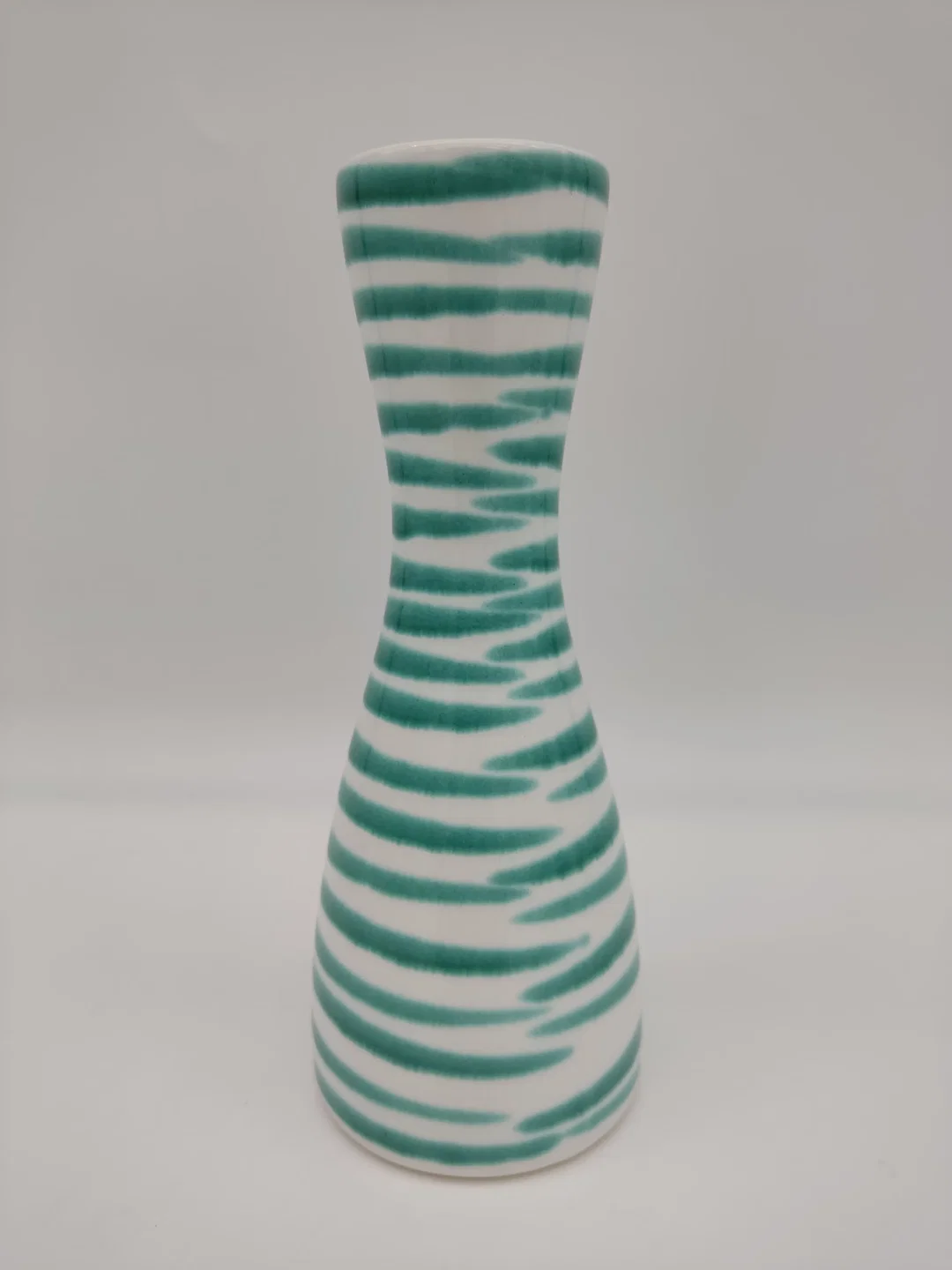 Gmundner Kermik - Blumenvase grün geflammt – Bild 2