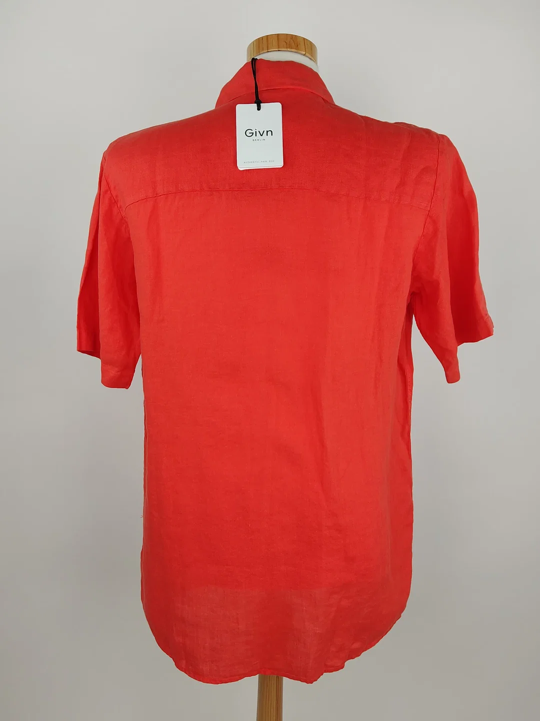 Givn Herren Leinenhemd orange - L / 52 – Bild 3