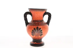 Dekorative Amphoren-Vase im antiken griechischen Stil – Handbemalt – ADIS, Made in Greece, ca. 12 cm - Bild 2