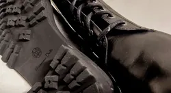 Massimo Dutti Leder Schnürstiefeletten Boots Schwarz Gr. 36 - Bild 2