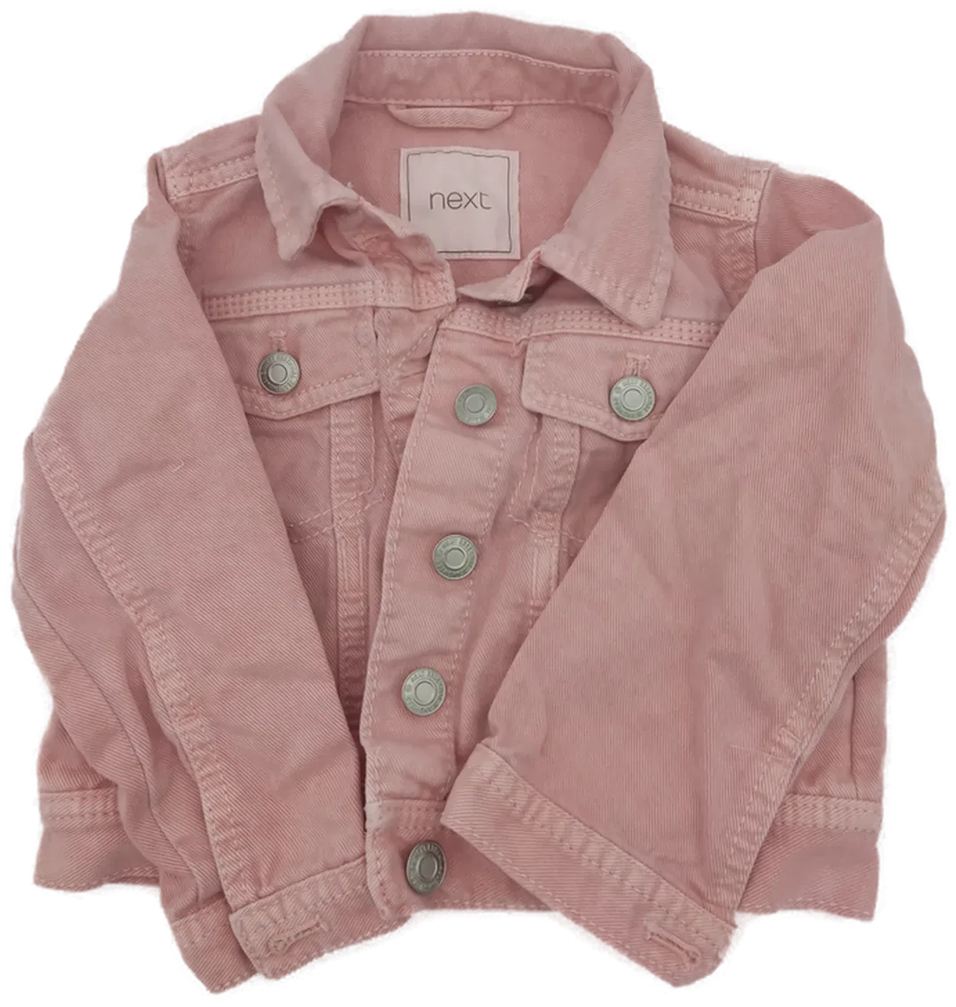 Next Kinder Jeansjacke rosa Gr. 98 cm - Bild 1