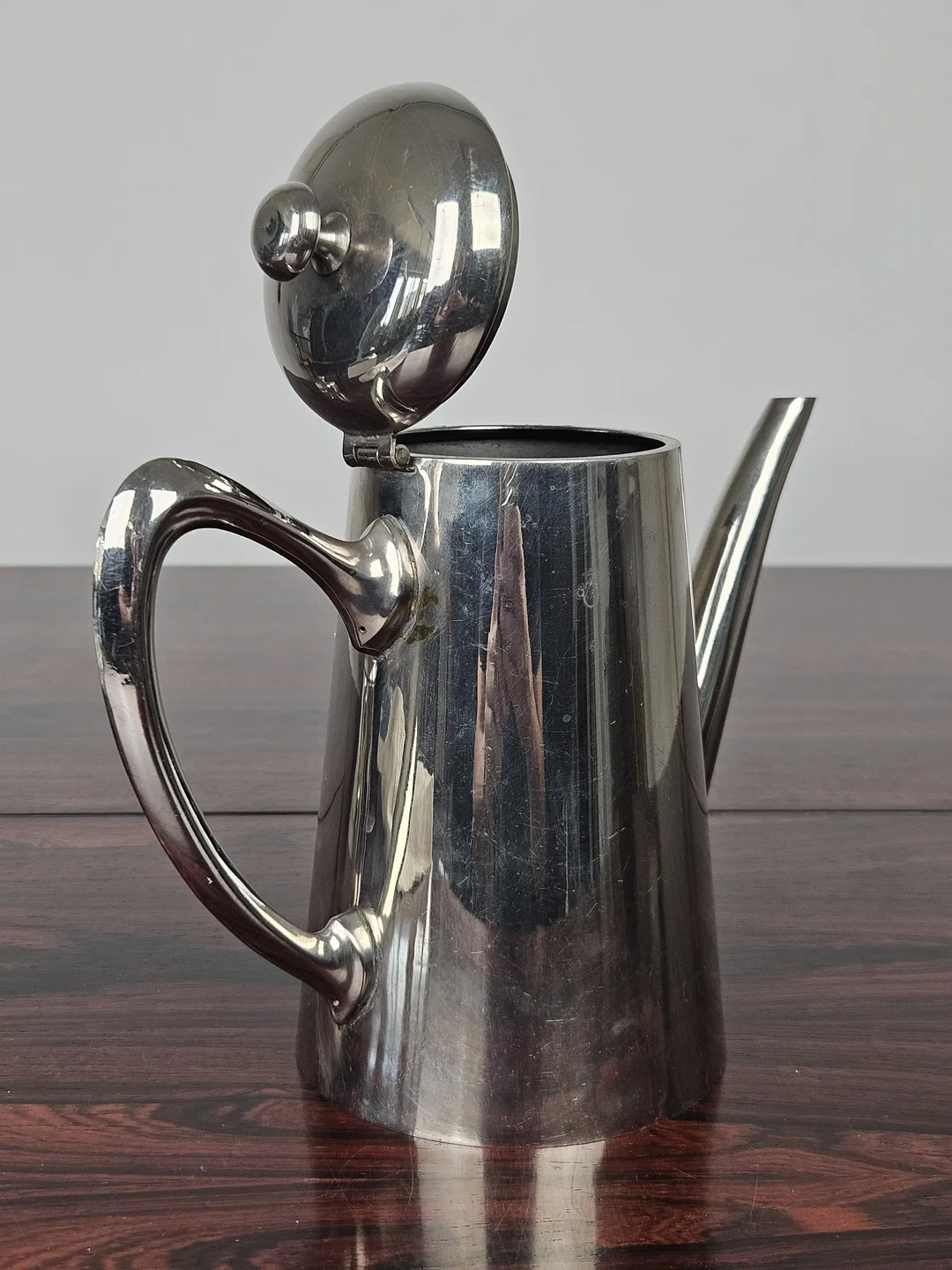 Edelstahl-Kaffeeset im Bauhausstil – Bild 3