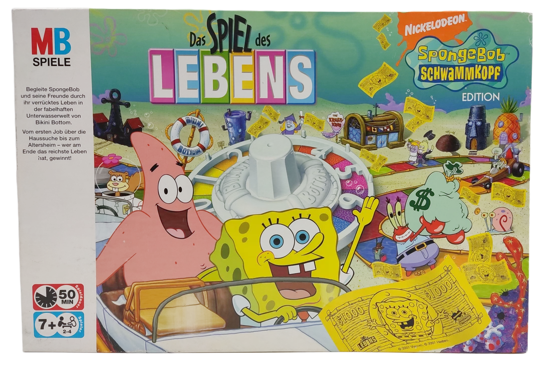 SpongeBob Schwammkopf Edition - Das Spiel des Lebens - MB Spiele – Bild 1