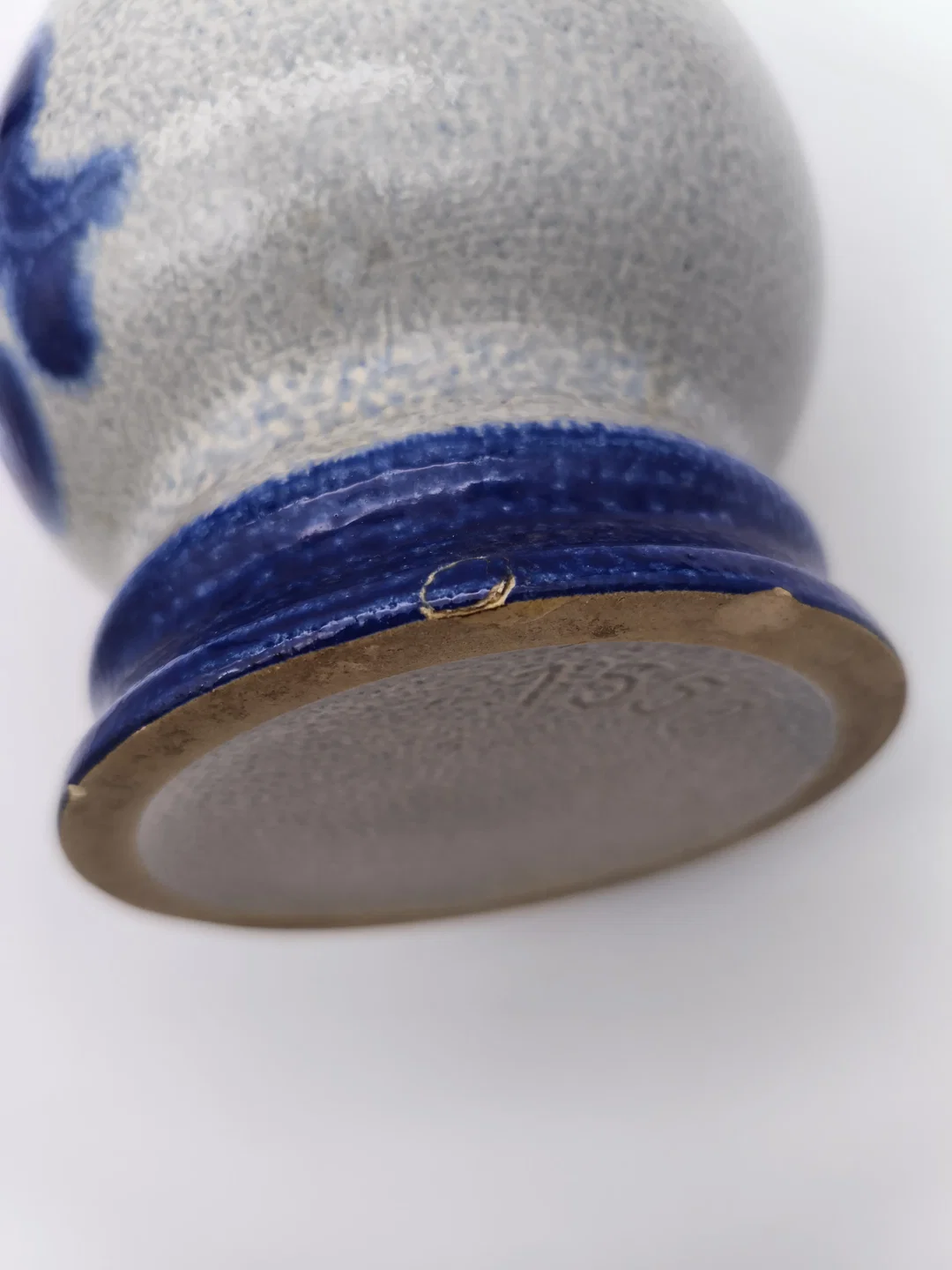 Knödgen Edel - Keramik, Vintage Vase, handbemalt, Modell 1550/20 Westerwald, 1970er/1980er – Bild 4