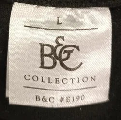 B&C Herrenshirt schwarz Gr. L – Vorschau 3
