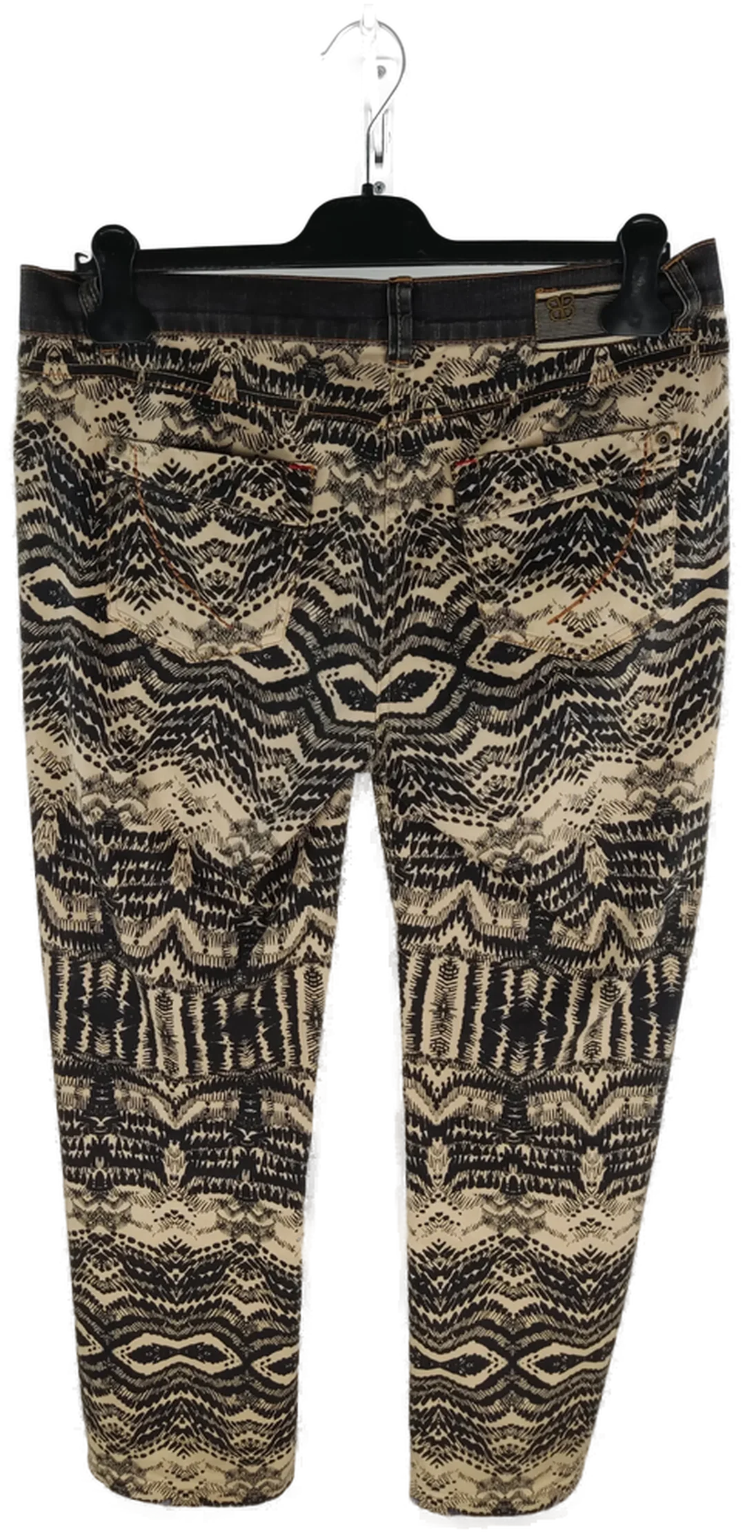Basler Damenjeans / schwarz-beige gemustert - L/40 – Bild 2
