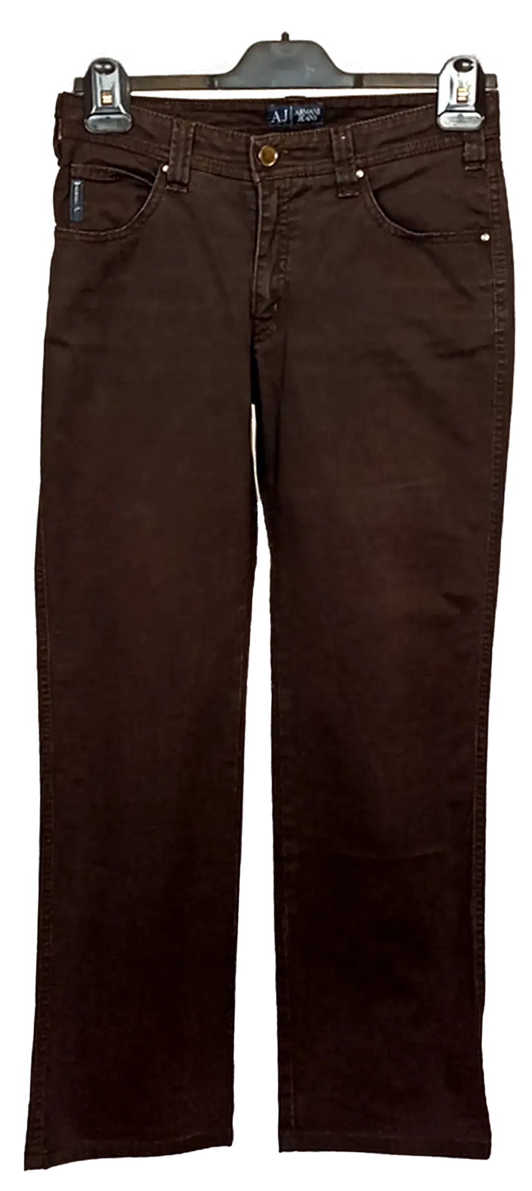 Armani Jeans Damen Jeans dunkelbraun Gr. 29 - Bild 1