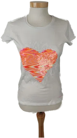 Desigual Mädchen Wischleiberl (Herz) - Gr. 146-152 - Bild 1