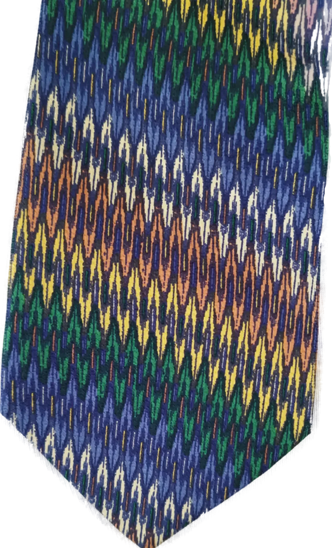 Bunte Massoni Krawatte - 100% Seide / Made in Italy – Bild 2