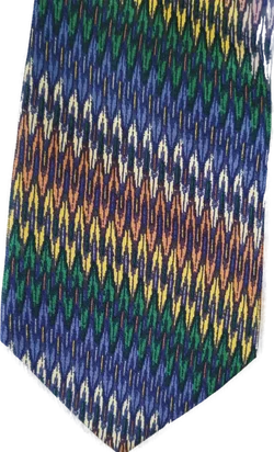 Bunte Massoni Krawatte - 100% Seide / Made in Italy - Bild 2